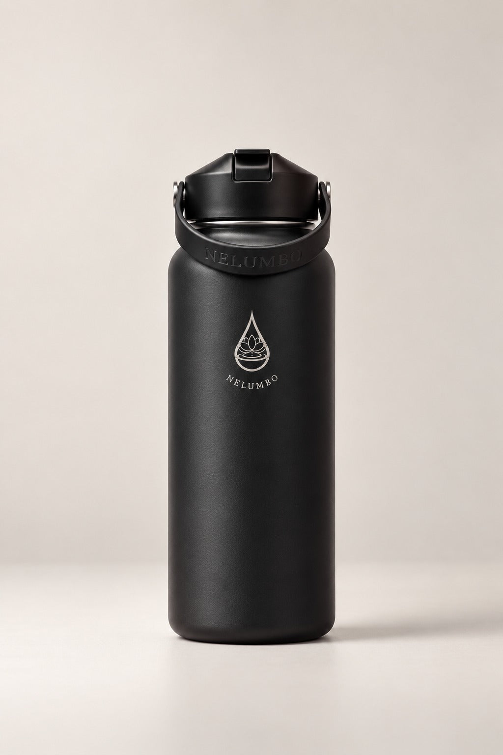 NELUMBO Filterflasche – Onyx Black