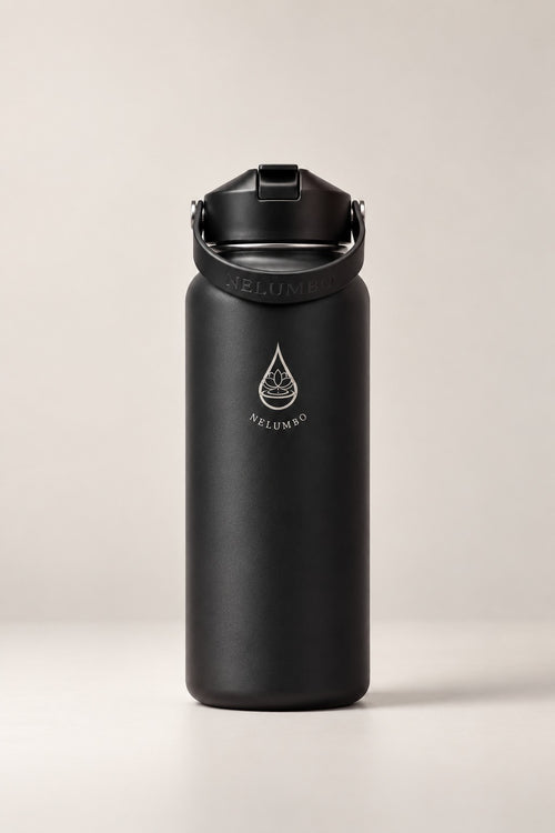 NELUMBO Filterflasche – Onyx Black
